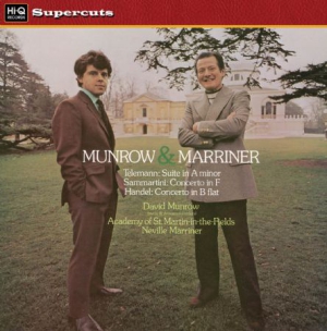 Telemann/ Sammartini/ Handel - Munrow/Marriner/Academy St Martins in the group VINYL / Pop at Bengans Skivbutik AB (1000382)