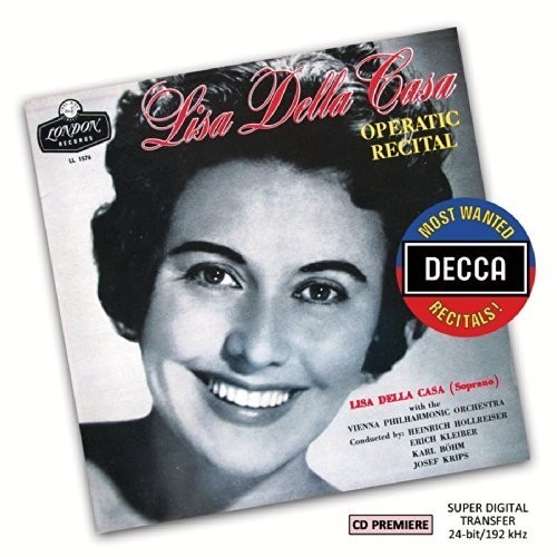 Della Casa Lisa - Operatic Recital in the group CD / Klassiskt at Bengans Skivbutik AB (1021416)