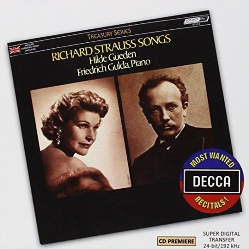Gueden Hilde/Gulda Friedrich - Richard Strauss Songs in the group CD / Klassiskt at Bengans Skivbutik AB (1021419)