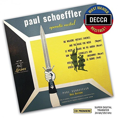 Schöffler Paul - Operatic Recital in the group CD / Klassiskt at Bengans Skivbutik AB (1055046)