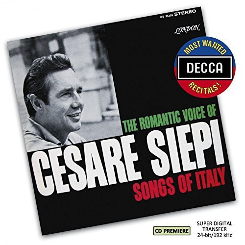 Siepi Cesare - Voice Of C Siepi - Songs Of Italy in the group CD / Klassiskt at Bengans Skivbutik AB (1055047)