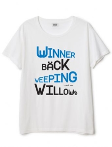 Winnebäck Lars - T-shirt M Vit Weeping - Winnerbäck in the group Minishops / Lars Winnerbäck / winnerback_merch at Bengans Skivbutik AB (1112288)