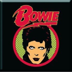 David Bowie - David Bowie -  Fridge Magnet: Flash Logo in the group OTHER / MK Test 1 at Bengans Skivbutik AB (1129628)