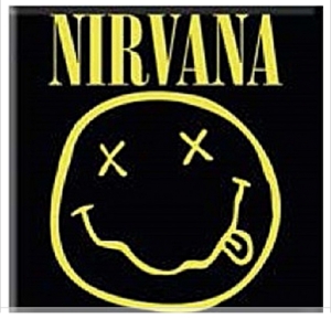 Nirvana - Smiley - Fridge Magnet in the group OTHER / MK Export CDON Merch at Bengans Skivbutik AB (1129642)