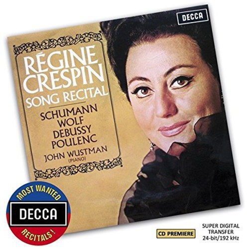 Crespin Régine - Song Recital in the group CD / Klassiskt at Bengans Skivbutik AB (1133531)