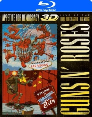 Guns N' Roses - Appetite For Democracy 3D - Live At in the group MUSIK / Musik Blu-Ray / Hårdrock at Bengans Skivbutik AB (1148943)