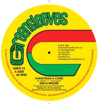 Eek-A-Mouse - Christmas-A-Come (Limited White Vin in the group VINYL / Bestsellers at Bengans Skivbutik AB (1154890)