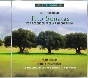 Telemann - Trio Sonatas in the group Externt_Lager /  at Bengans Skivbutik AB (1175597)