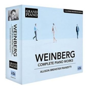 Mieczyslaw Weinberg - Complete Piano Works in the group Externt_Lager /  at Bengans Skivbutik AB (1188468)