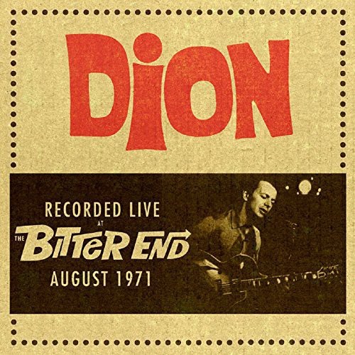 Dion - Recorded Live At The Bitter End, Au in the group CD / Pop at Bengans Skivbutik AB (1246376)