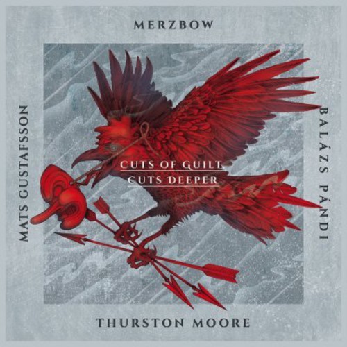 Merzbow Mats Gustafsson Balazs Pa - Cuts Of Guilt, Cuts Deeper in the group VINYL / Pop at Bengans Skivbutik AB (1267145)