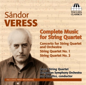 Veress - Music For String Quartet in the group Externt_Lager /  at Bengans Skivbutik AB (1271453)