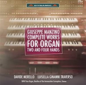 Manzino Giuseppe - Works For Organ in the group Externt_Lager /  at Bengans Skivbutik AB (1309924)
