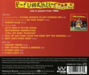P-Funk All-Stars - Live At The Beverly Theater In Holl in the group CD / Pop-Rock,RnB-Soul at Bengans Skivbutik AB (1532715)