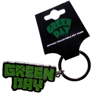Green day - Band logo keychain in the group MERCHANDISE / Merch / Punk at Bengans Skivbutik AB (1533592)