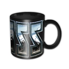 Kiss - Kiss Chrome Logo Black Boxed Mug (German in the group OTHER / -Start Merch at Bengans Skivbutik AB (1533676)