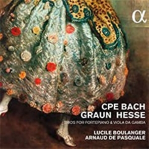 Bach C P E / Graun / Hesse - Trios For Fortepiano & Viola Da Gam in the group Externt_Lager /  at Bengans Skivbutik AB (1551602)