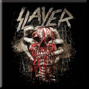 Slayer - Slayer Skull Clench Fridge Magnet in the group Minishops / Slayer at Bengans Skivbutik AB (1556216)