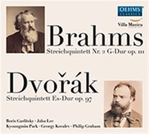 Brahms / Dvorák - String Quintet No. 2 / String Quint in the group Externt_Lager /  at Bengans Skivbutik AB (1556685)