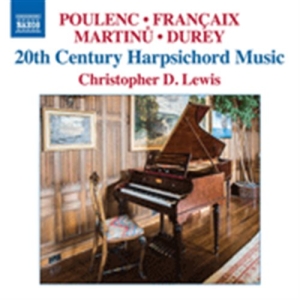 Françaix / Martinu / Poulenc - 20Th Century Harpsichord Music in the group Externt_Lager /  at Bengans Skivbutik AB (1561681)