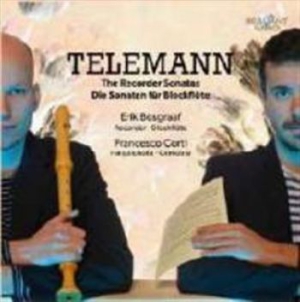 Telemann G P - The Recorder Sonatas in the group CD / Övrigt at Bengans Skivbutik AB (1708720)