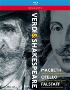 Verdi Guiseppe - Falstaff / Macbeth / Otello (3 Bd) in the group MUSIK / Musik Blu-Ray / Klassiskt at Bengans Skivbutik AB (1791266)