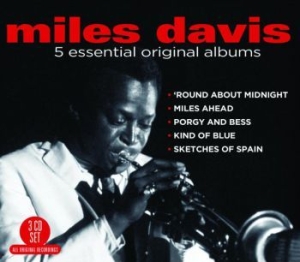 DAVIS MILES - 5 Essential Albums (Incl. Kind Of B in the group Minishops / Miles Davis at Bengans Skivbutik AB (1795399)