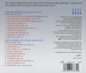 Wells Mary - One Who Really Loves You / Two Love in the group CD / Pop-Rock,RnB-Soul at Bengans Skivbutik AB (1811481)