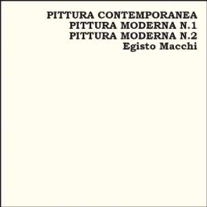 Macchi Egisto - Pittura Contemporanea N.1 & 2 in the group VINYL / Pop at Bengans Skivbutik AB (1842458)