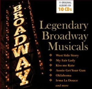 Blandade Artister - Legendary Broadway Musicals in the group CD / Pop-Rock at Bengans Skivbutik AB (1874062)