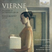 Vierne Louis - Spleens Et Détresses / Piano Quinte in the group CD / Klassiskt at Bengans Skivbutik AB (1923030)