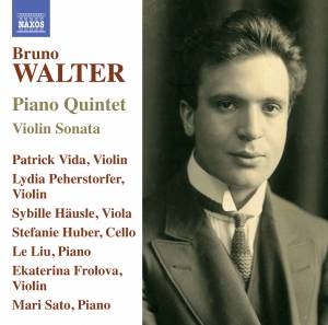 Walter Bruno - Piano Quintet / Violin Sonata in the group Externt_Lager /  at Bengans Skivbutik AB (2003501)