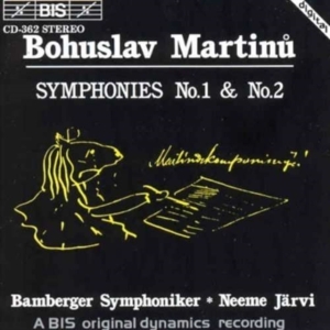 Martinu Bohuslav - Symphony 1/2 in the group Externt_Lager /  at Bengans Skivbutik AB (2006833)