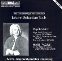 Bach Johann Sebastian - Organ Music Vol 3 in the group Externt_Lager /  at Bengans Skivbutik AB (2006873)
