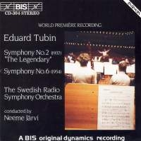 Tubin Eduard - Symphony 2/Legendary 6 in the group Externt_Lager /  at Bengans Skivbutik AB (2007087)