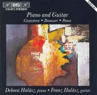Ginastera Alberto - Piano & Gr /Brouwer Ponce in the group Externt_Lager /  at Bengans Skivbutik AB (2007110)