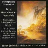 Mendelssohn Felix - Complete String Symphony Vol 4 in the group Externt_Lager /  at Bengans Skivbutik AB (2007195)