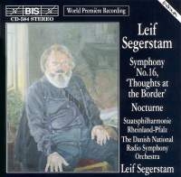 Segerstam Leif - Symphony 16 /Nocturne in the group Externt_Lager /  at Bengans Skivbutik AB (2007229)