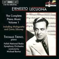 Lecuona Ernesto - Complete Piano Music Vol 1 in the group Externt_Lager /  at Bengans Skivbutik AB (2007278)