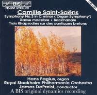 Saint-Saens Camille - Symphony 3 Organ /Danse Macabr in the group Externt_Lager /  at Bengans Skivbutik AB (2007292)