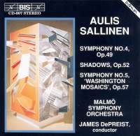 Sallinen Aulis - Symphony 4/5 /Shadows Op52 in the group Externt_Lager /  at Bengans Skivbutik AB (2008352)