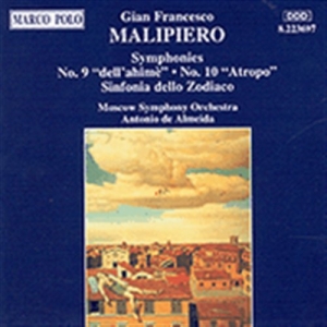 Malipiero Gian Francesco - Symphonies Nos. 9 & 10 in the group CD / Klassiskt at Bengans Skivbutik AB (2008926)