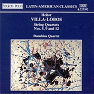 Villa Lobos Heitor - String Quartet 5 9 12 in the group CD / Klassiskt at Bengans Skivbutik AB (2009010)
