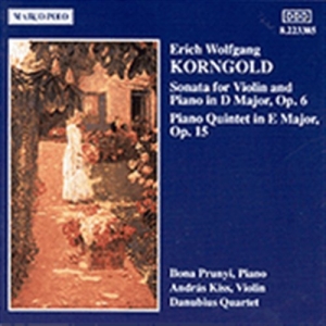 Korngold Erich Wolfgang - Piano Quintet/Violin Sonatas in the group CD / Klassiskt at Bengans Skivbutik AB (2009042)