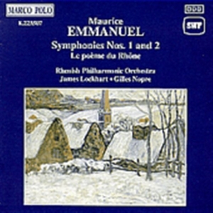 Emmanuel Maurice - Symphony 1 2 in the group CD / Klassiskt at Bengans Skivbutik AB (2009066)