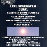 Segerstam Leif - Orchestral Works in the group Externt_Lager /  at Bengans Skivbutik AB (2009188)