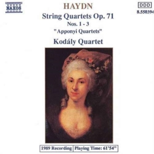 Haydn Joseph - String Quartets Op. 71 1-3 in the group Externt_Lager /  at Bengans Skivbutik AB (2009381)