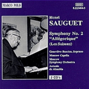 Sauget Henri - Symphony 2 in the group CD / Klassiskt at Bengans Skivbutik AB (2009559)