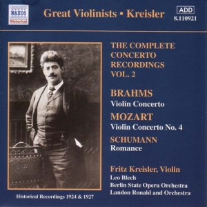 Mozart/Brahms/Schumann - Violin Concertos in the group CD / Klassiskt at Bengans Skivbutik AB (2009571)