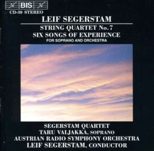 Segerstam Leif - String Quartet 7/Experience So in the group Externt_Lager /  at Bengans Skivbutik AB (2010088)